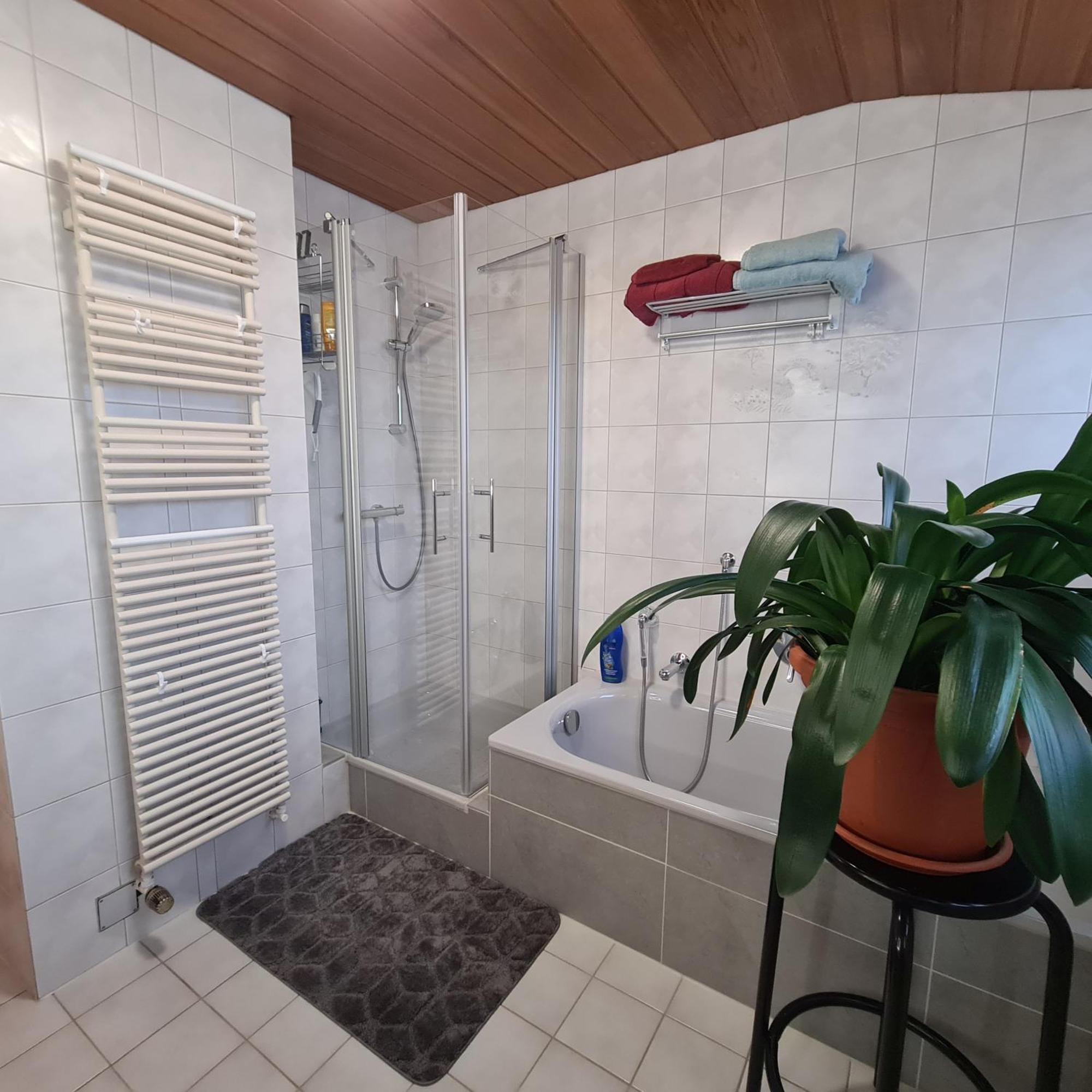 Gemuetliche 120 Qm Ferienwohnung Mit Balkon Adelsdorf エクステリア 写真